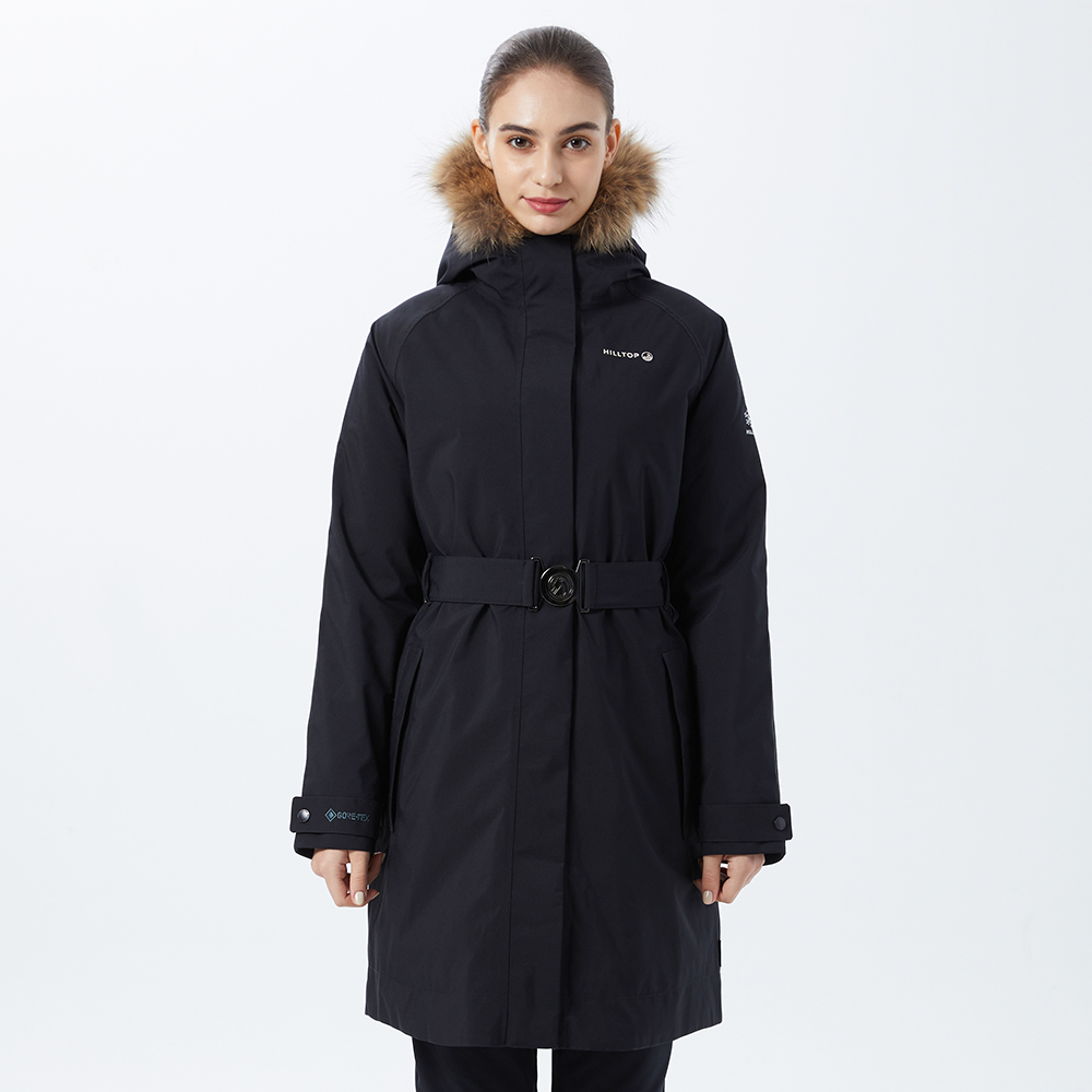 Modern GORE-TEX® 女款2L防水透氣2合1羽絨大衣PF21XF88 黑