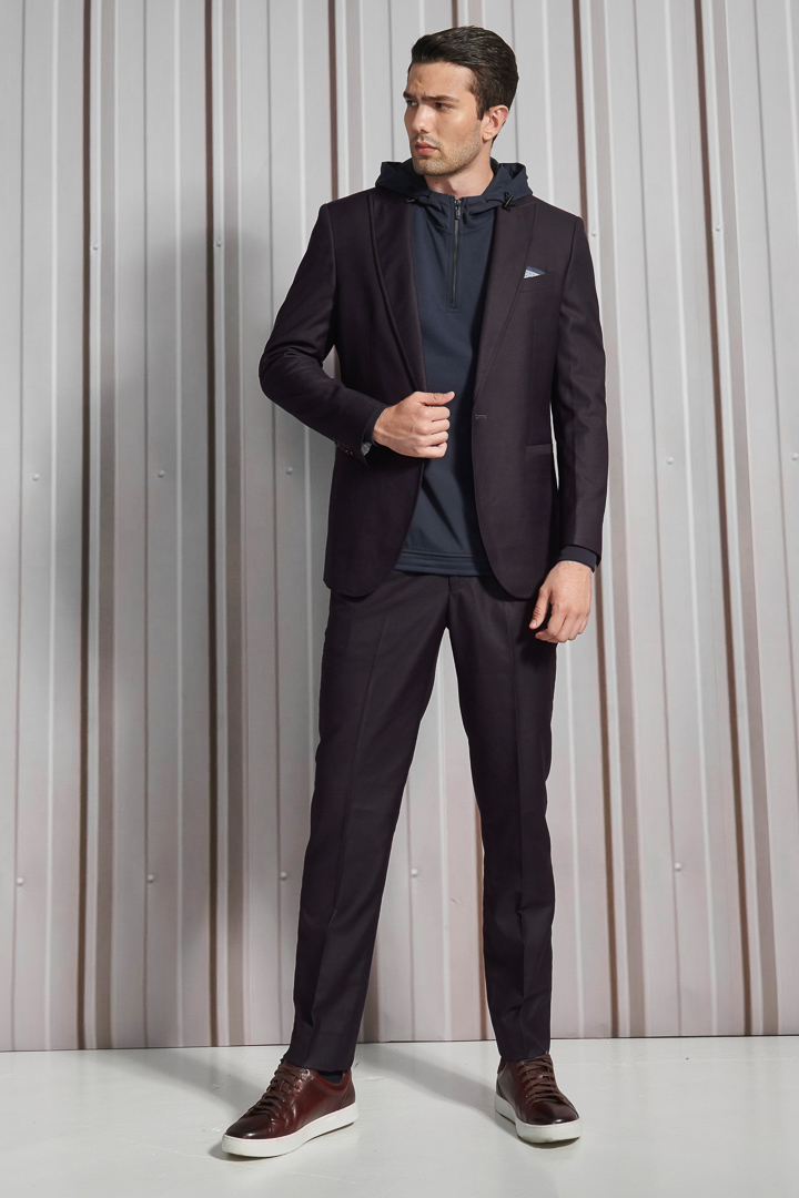 SST&C 紫色修身晚宴服西裝外套 | 0112111005 (outlet)_5