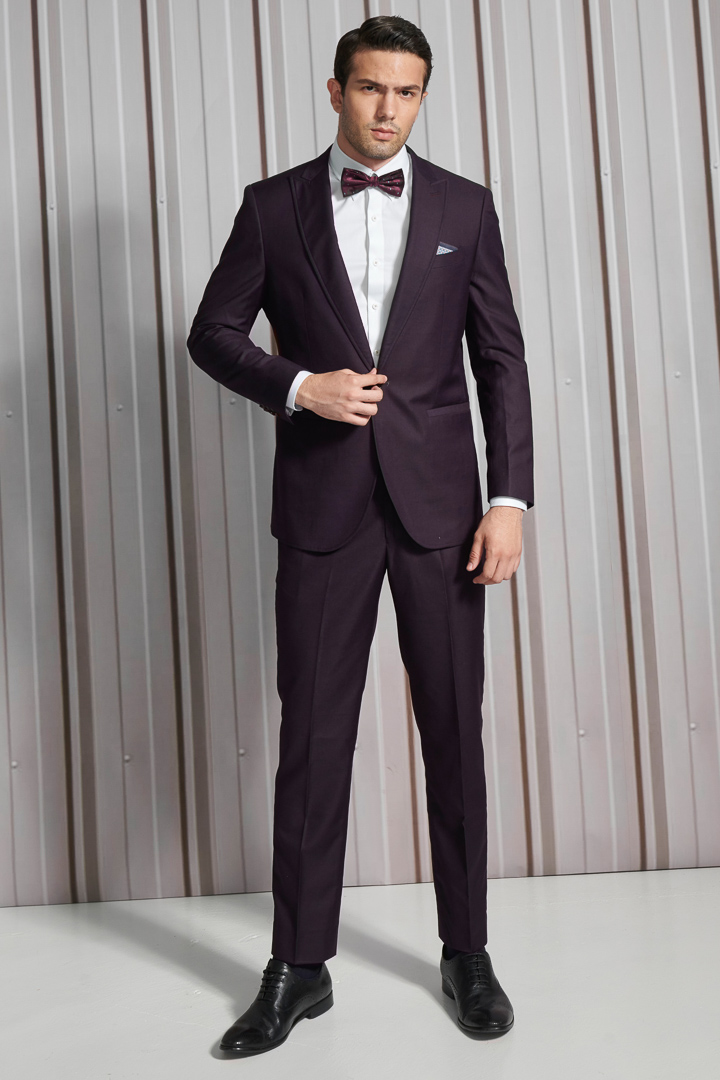 SST&C 紫色修身晚宴服西裝外套 | 0112111005 (outlet)_6