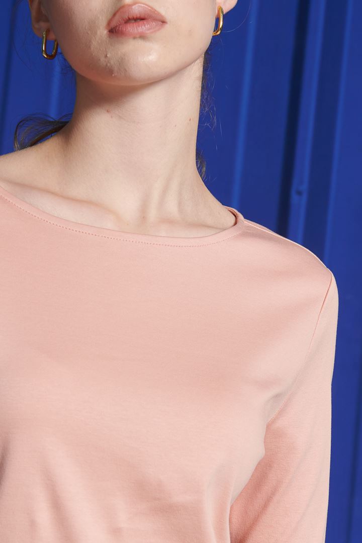 SST&C女裝 珊瑚粉船型領T-shirst | 8762110007 (outlet)_7
