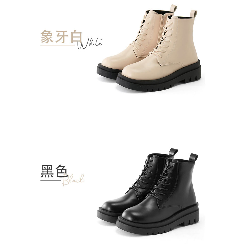 日本日本GRL綁帶馬汀厚底5cm短靴【ZCI384】2色_6