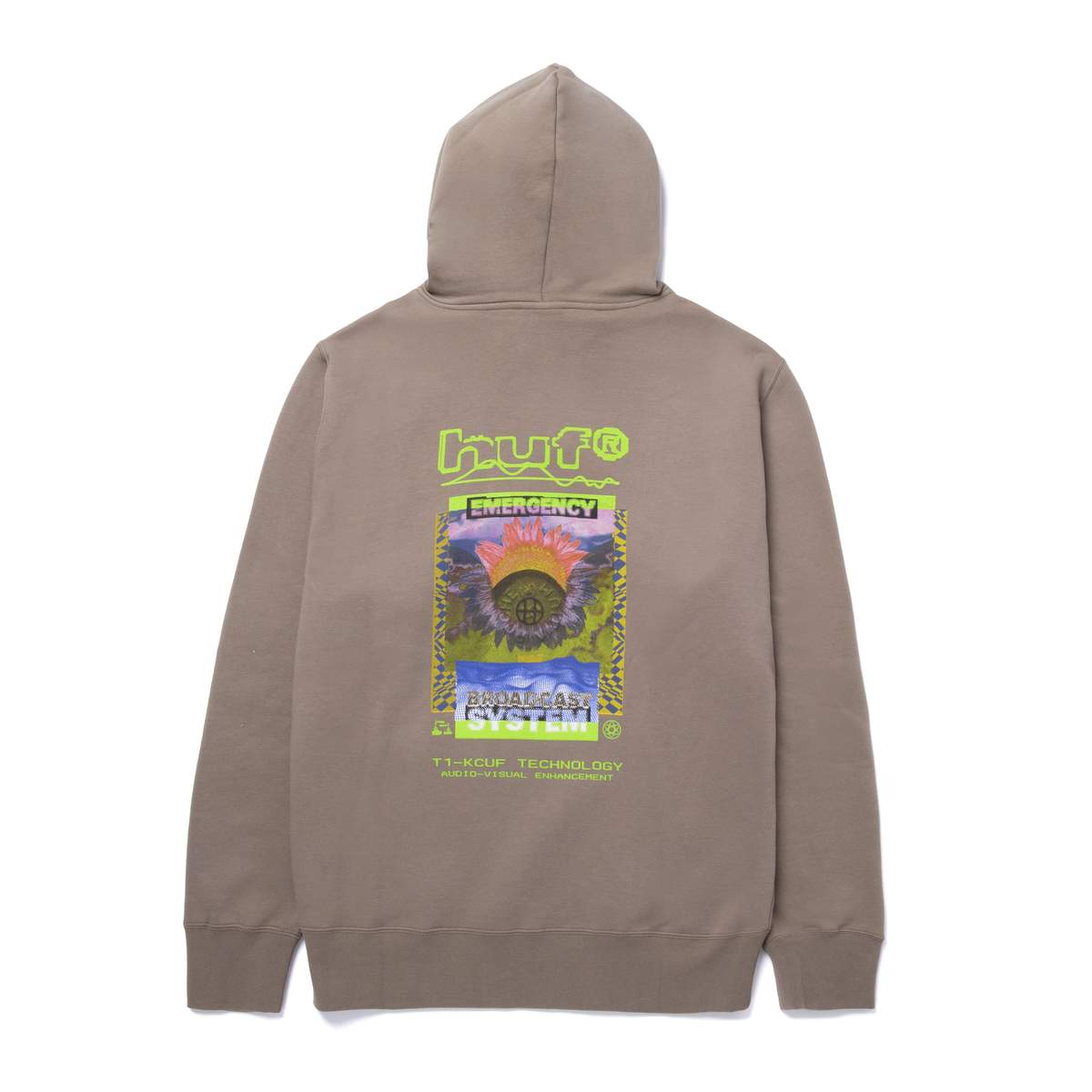 HUF EMERGENCY SYSTEM P/O HOODIE 卡其_1