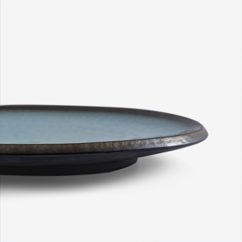 Ice Crack 23cm Ceramic Plate_4