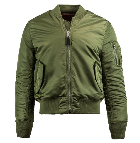 【ALPHA】雙面穿飛行夾克 綠 MA-1 SLIM FIT/EUROPEAN FIT 合身版型_1