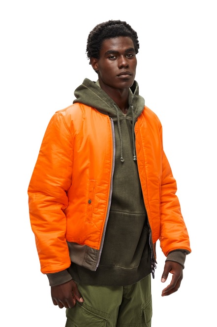 【ALPHA】雙面穿飛行夾克 綠 MA-1 SLIM FIT/EUROPEAN FIT 合身版型_2