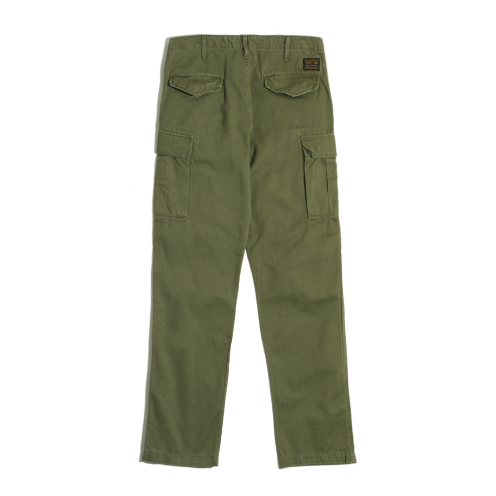 【ALPHA】修身工作褲 TB1016-0 SLIM CARGO 軍綠_1