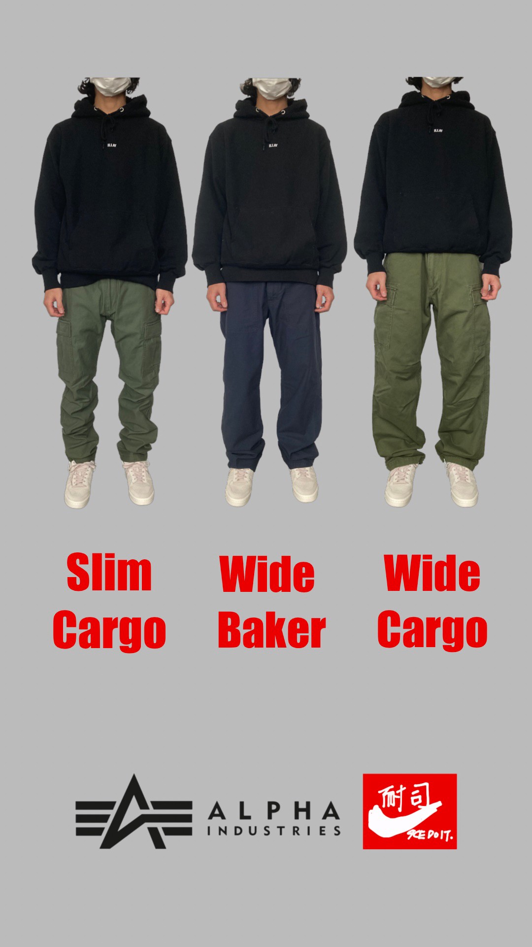 【ALPHA】修身工作褲 TB1016-0 SLIM CARGO 軍綠_2