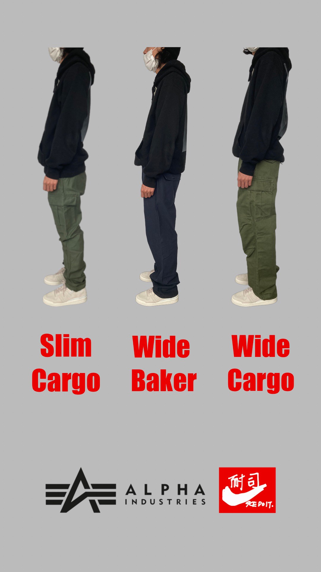 【ALPHA】修身工作褲 TB1016-0 SLIM CARGO 軍綠_3