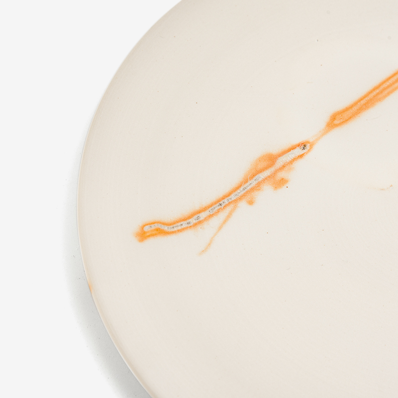 職人 緋櫸稻香 27.7cm 陶瓷圓盤｜米白｜單品_2