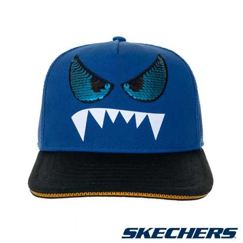 SKECHERS 童棒球帽_怪獸航海藍 (SKCH3303BLBK)_2