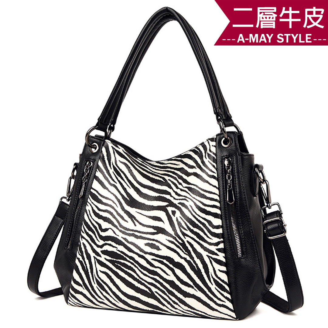女包 真皮包-時髦動物紋軟皮革大容量托特包【XDC808653】＊艾美時尚(現+預)_2