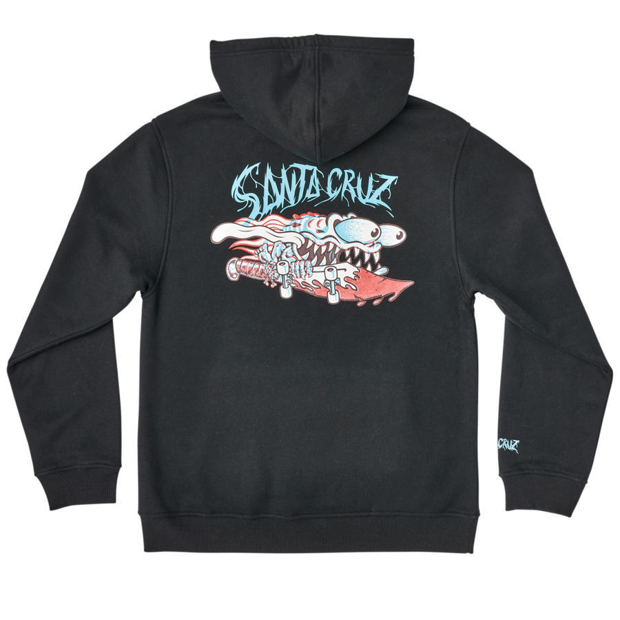 【 SANTA CRUZ 】DECODER SLASHER P/O HOODED HEAVYWEIGHT SWEATSHIRT 黑_1
