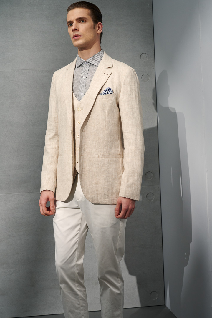 SST&C 棉麻混紡米色休閒背心 | 4512203001 (outlet)_3