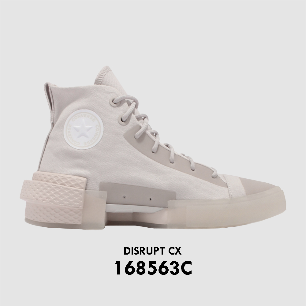 【CONVERSE】ALL STAR DISRUPT 匡威 全白 解構 高筒 帆布 白色 168563C