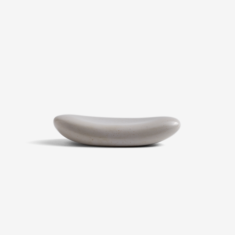WAGA 弧曲霧灰 6cm 陶瓷筷架｜清水灰｜單品_1