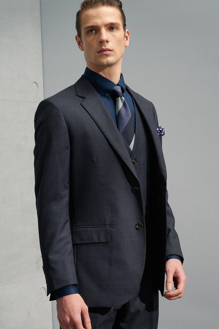 SST&C #米蘭系列 灰色修身西裝外套 | 0112204003 (outlet)_5