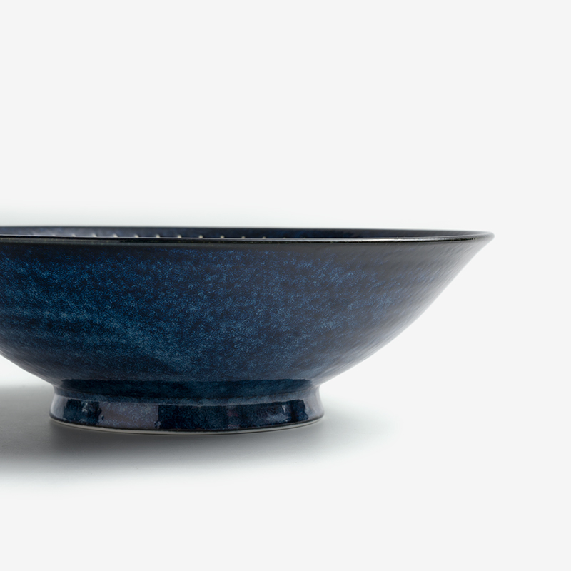 WAGA 深藍線紋 25cm 陶瓷大碗｜單品_1
