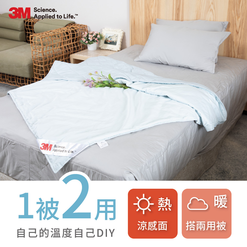 3M 升級版防蟎涼夏被-經典藍-5x7-單人_2