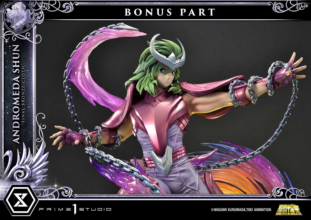 聖闘士星矢　仙女座　瞬 Bandai 聖鬥士聖衣神話EX 魂商店可動模型- 仙女座瞬(神聖衣)《聖