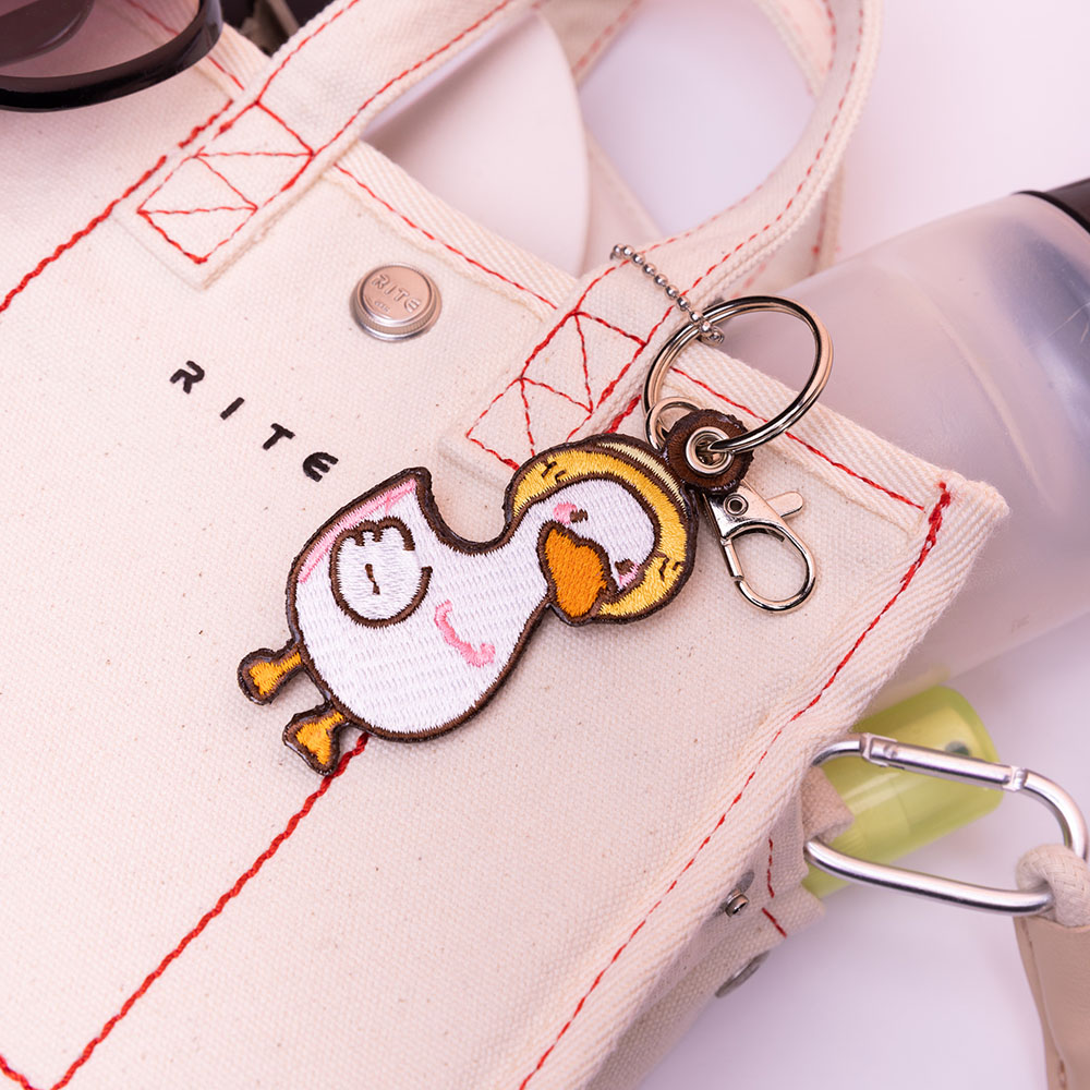 【RITE x Hi你好創意設計】刺繡鑰匙圈-兔子_2