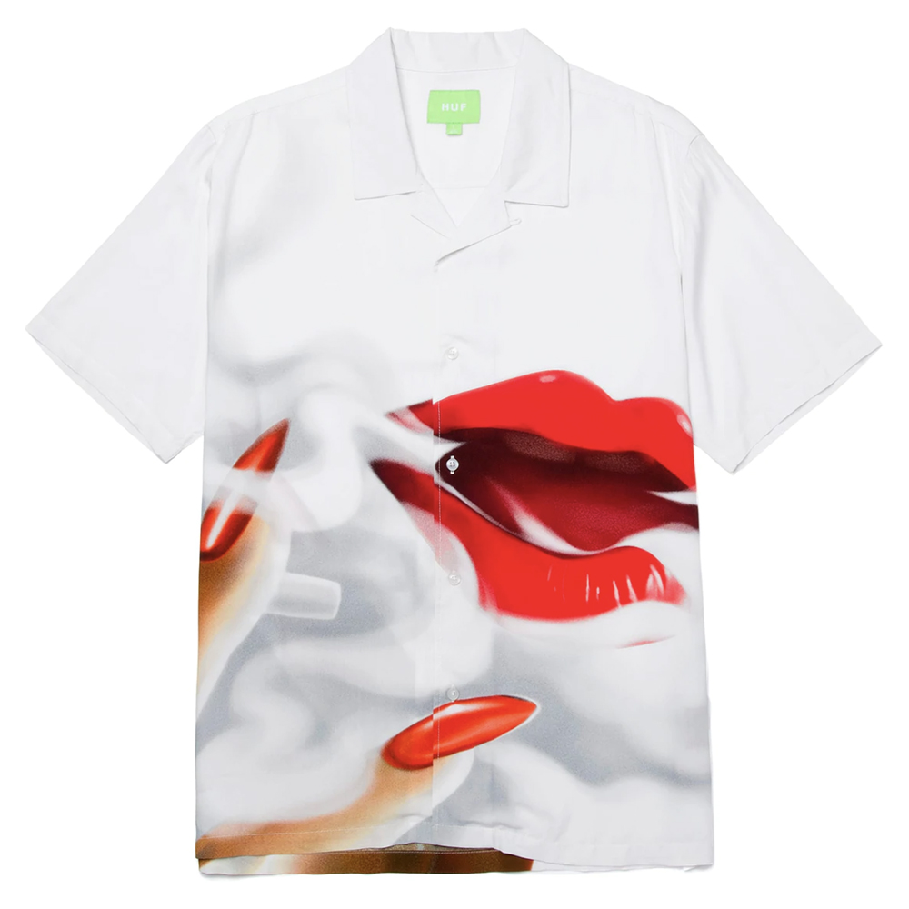 HUF SEDUCTIVE RESORT S/S TOP 白_0