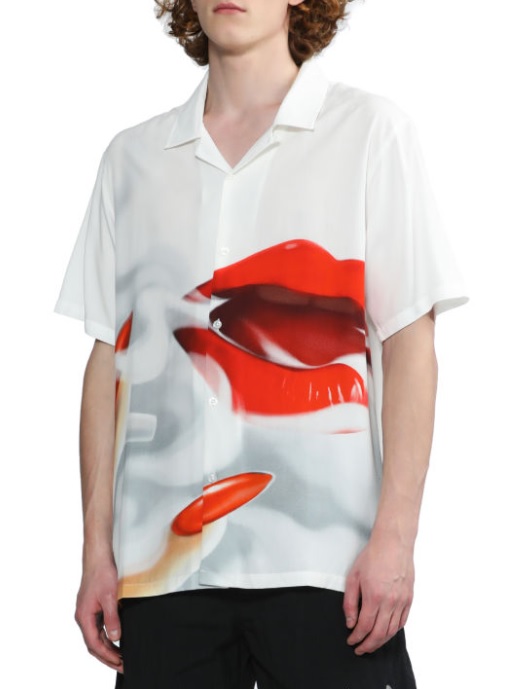 HUF SEDUCTIVE RESORT S/S TOP 白_1