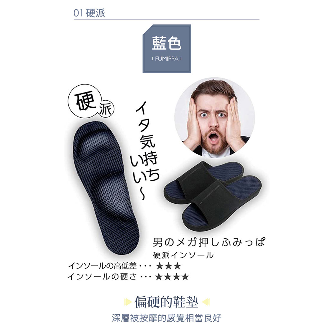 日本進口Fumippa男士健康拖鞋【ZS578-144】2色_4