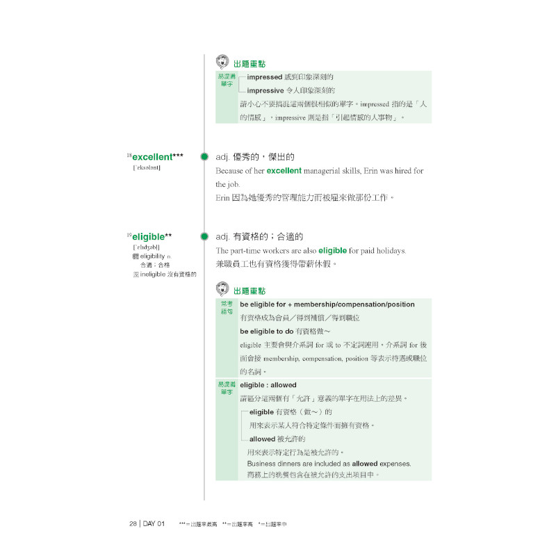 全新！新制多益TOEIC單字大全：備考多益唯一推薦權威單字書！不論題型如何變化，內容持續更新，常考字彙表達完全掌握，準確度最高！(附音檔下載QR碼)_7