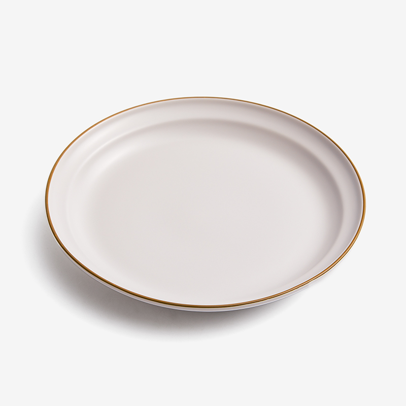 WAGA 樸質白玉 24cm 陶瓷圓盤｜奶油白｜單品_0