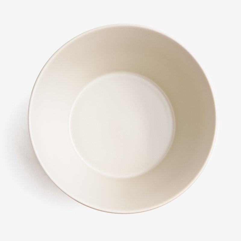 WAGA 簡約條紋 20cm 陶瓷大碗｜奶油白｜單品_2