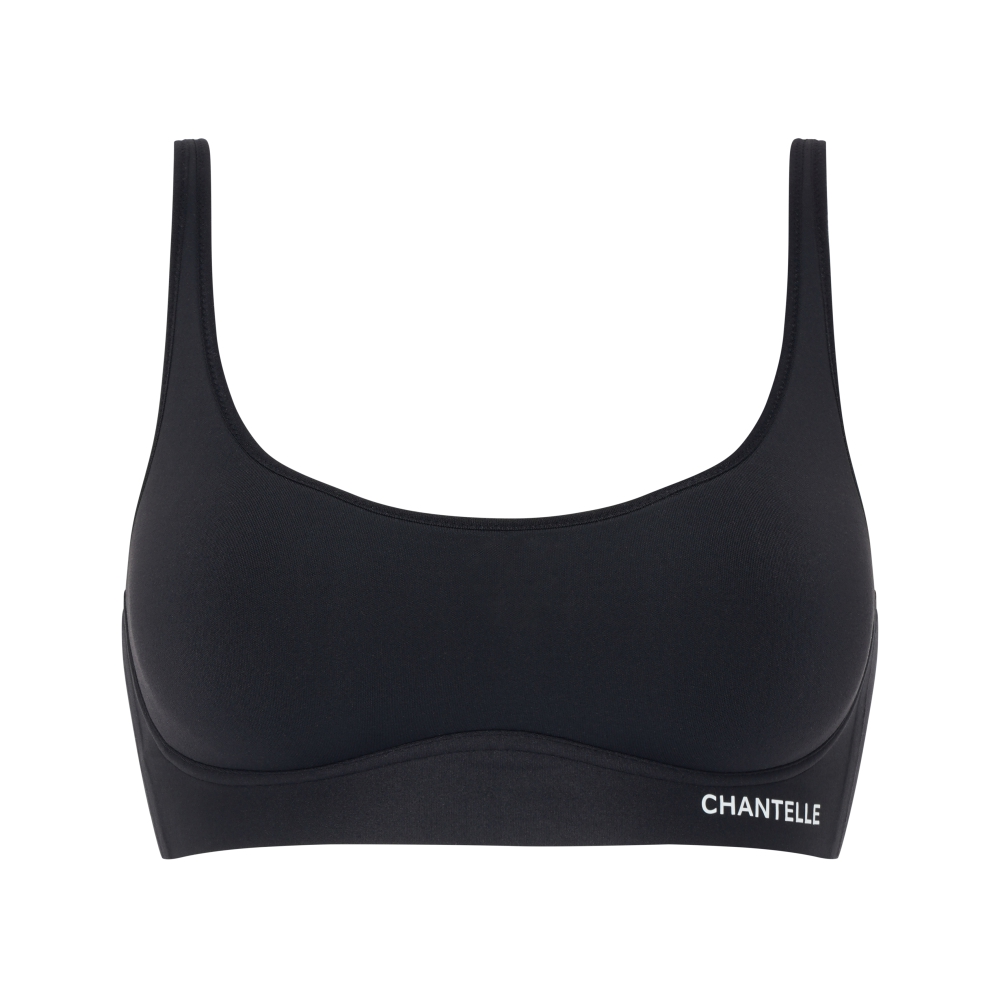 【Chantelle Lab】透氣涼感U領Spacer 無痕內衣>XS-XXL>黑色(16A50_011)【Soft Stretch】_3