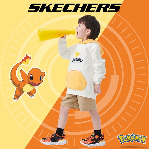 SKECHERS 男童系列寶可夢小火龍限定款(407104LORMT) | 熱銷推薦| SKECHERS