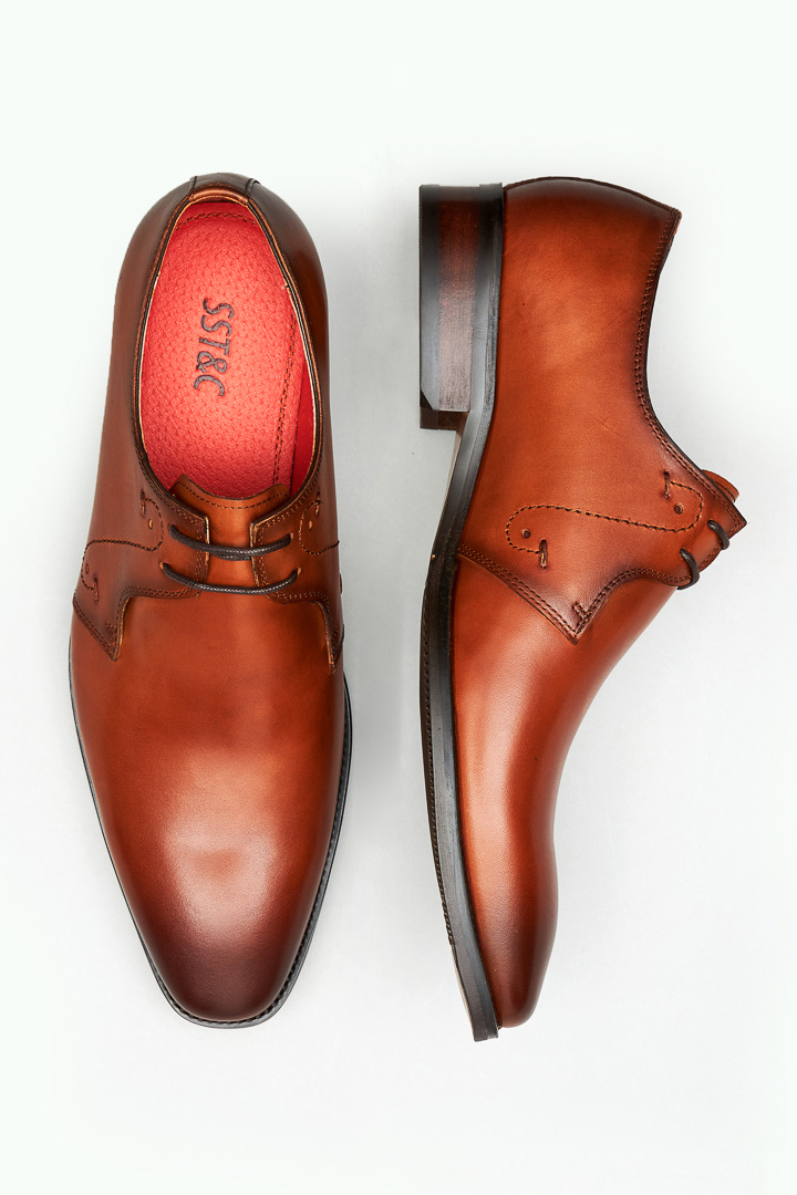 SST&C 淺咖啡色德比鞋 | 1312209003 (outlet)_4