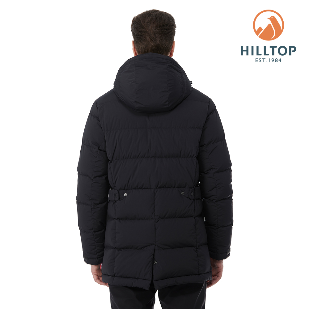 HILLTOP山頂鳥羽絨長大衣男款黑｜PF21XM61ECA0