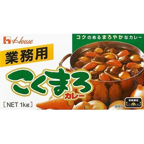 日本House馥醇咖哩塊-中辣 業務用 1kg_0