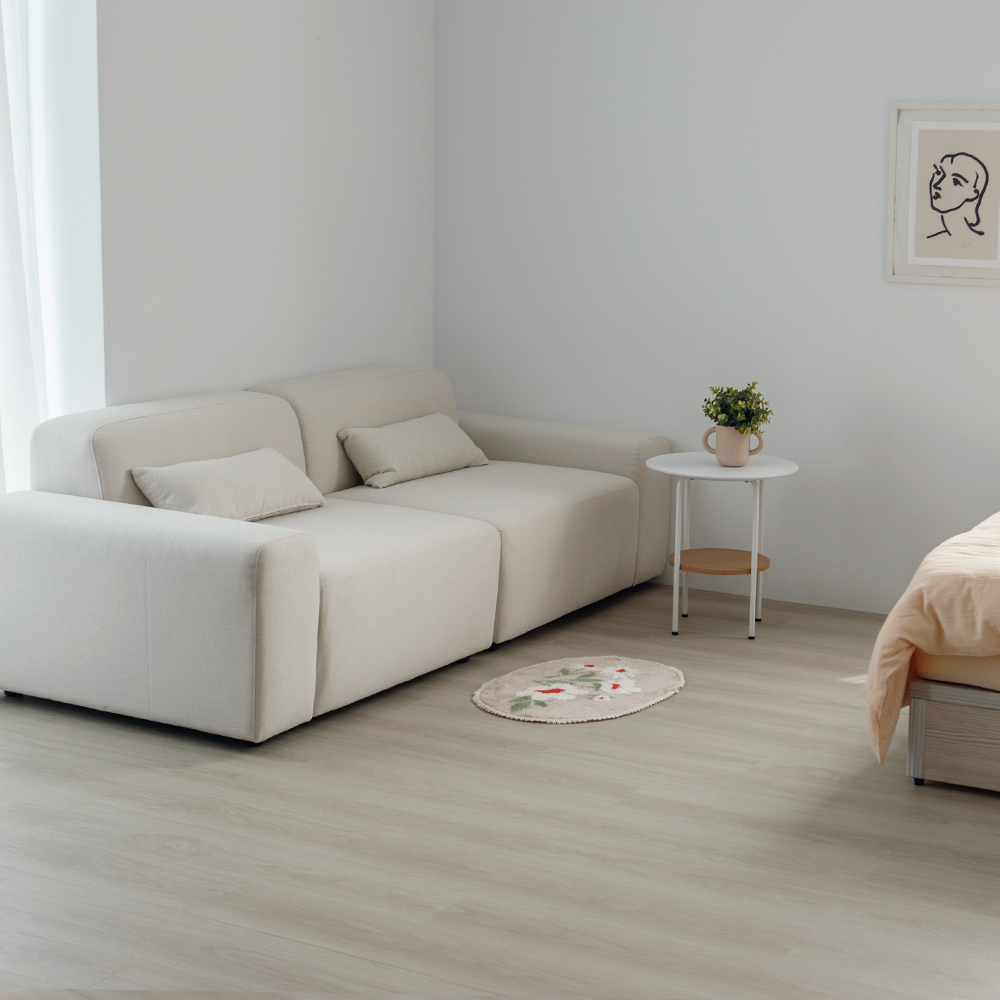 免膠地板↗崔勾地板/木紋地板(法式灰櫸木) 韓國製 完美主義【G0058】_3