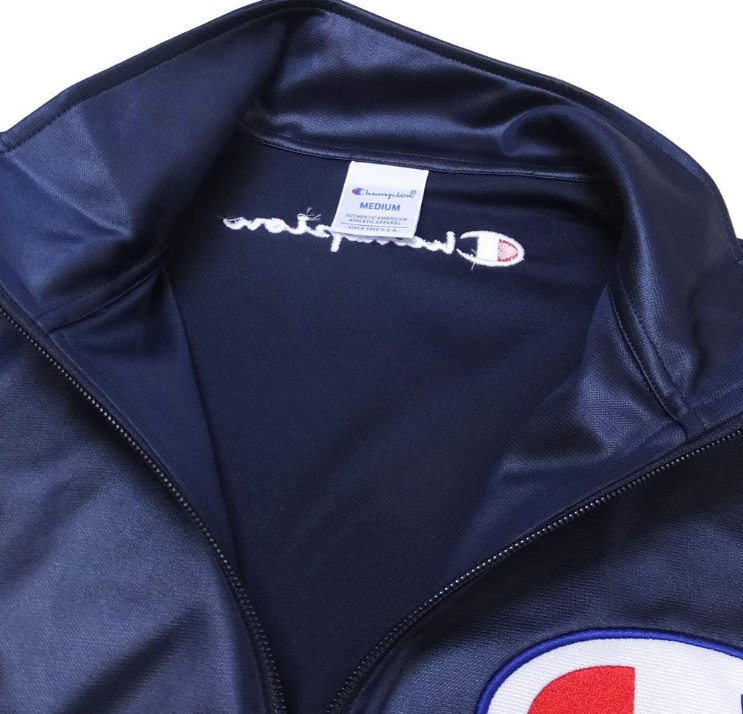 【CHAMPION】拼接運動外套 FULL ZIP JACKET 黑紅_3