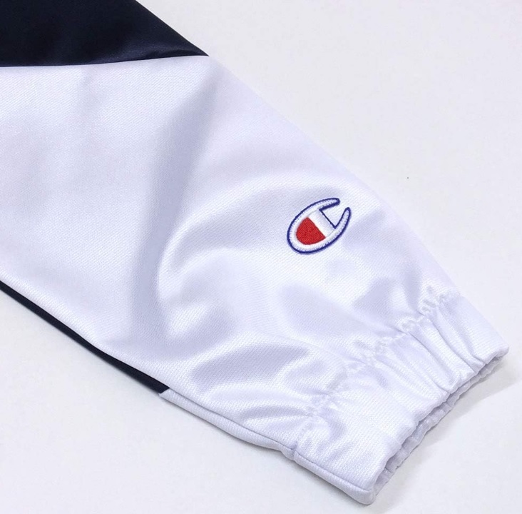 【CHAMPION】拼接運動外套 FULL ZIP JACKET 黑紅_4