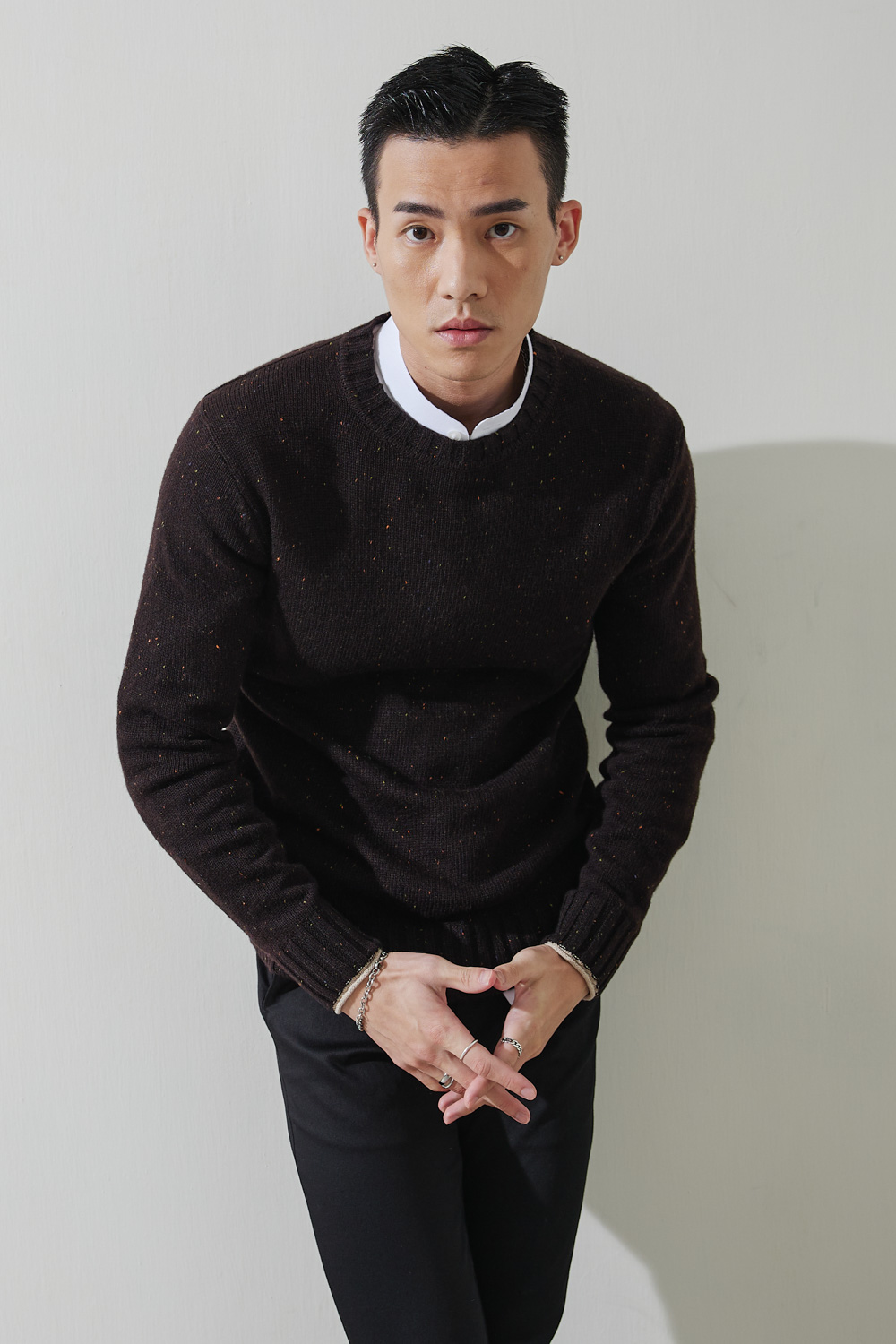 SST&C #網路獨賣款 深橡木彩點紗圓領針織衫 | 1112210002 (outlet)_3