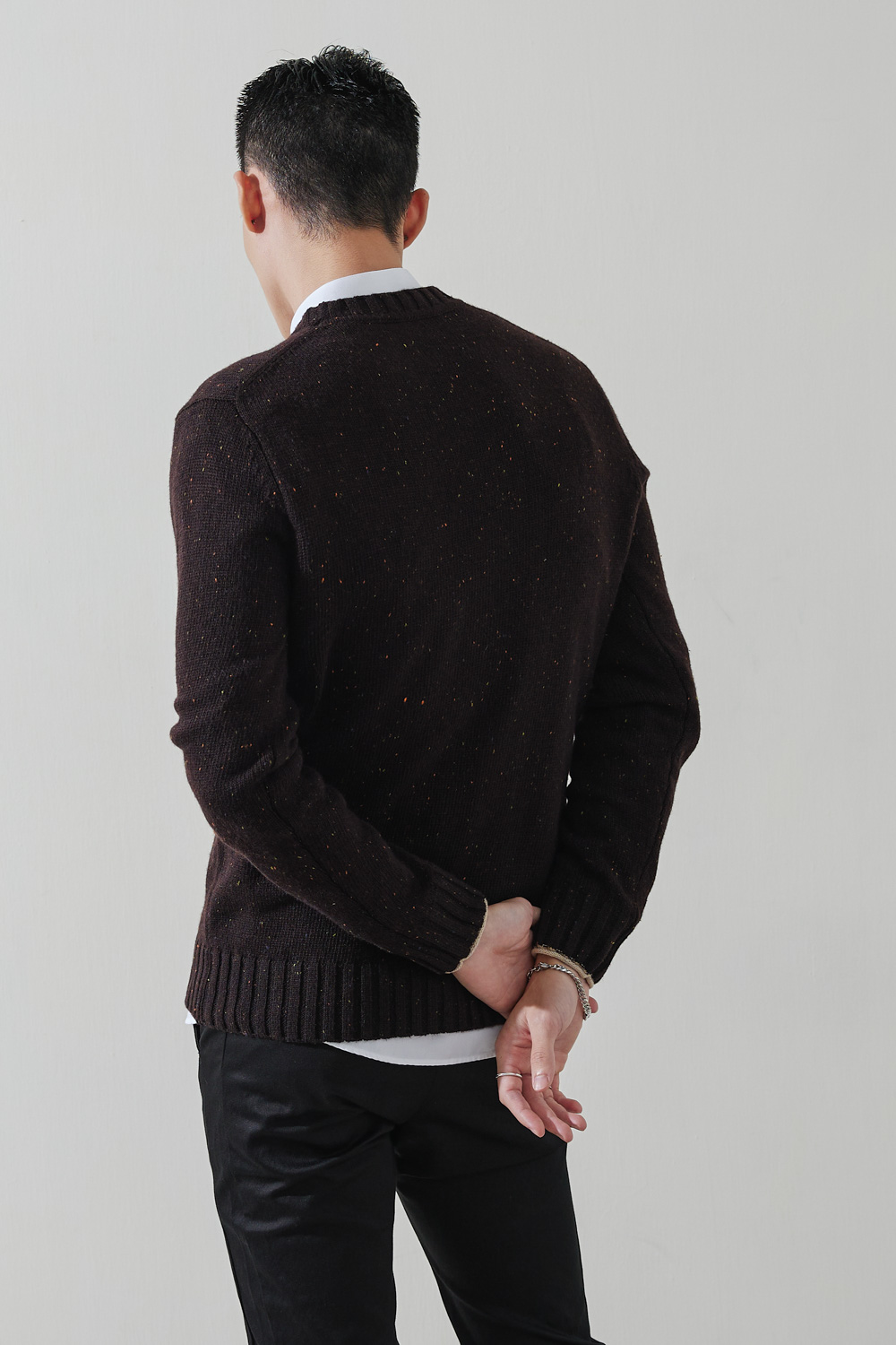 SST&C #網路獨賣款 深橡木彩點紗圓領針織衫 | 1112210002 (outlet)_5