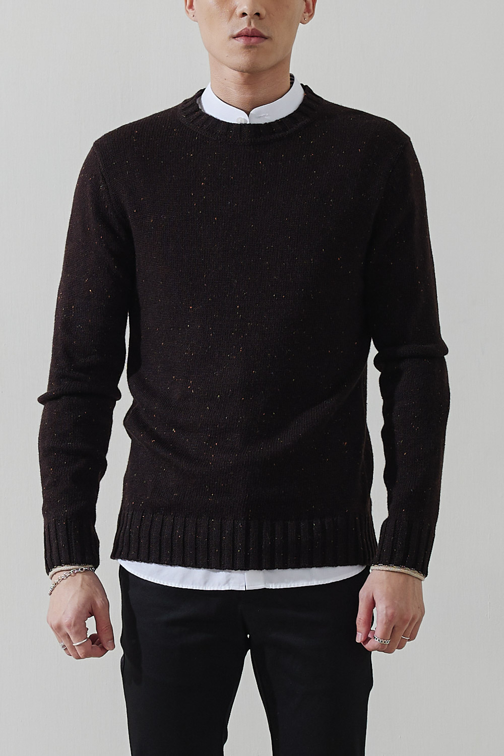 SST&C #網路獨賣款 深橡木彩點紗圓領針織衫 | 1112210002 (outlet)_6