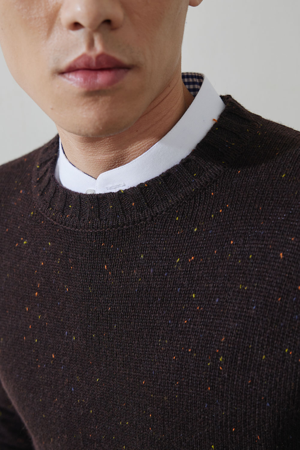 SST&C #網路獨賣款 深橡木彩點紗圓領針織衫 | 1112210002 (outlet)_7