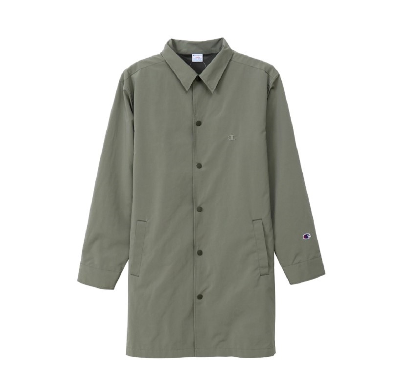 【CHAMPION】LONG COAT 大衣 橄欖綠_0