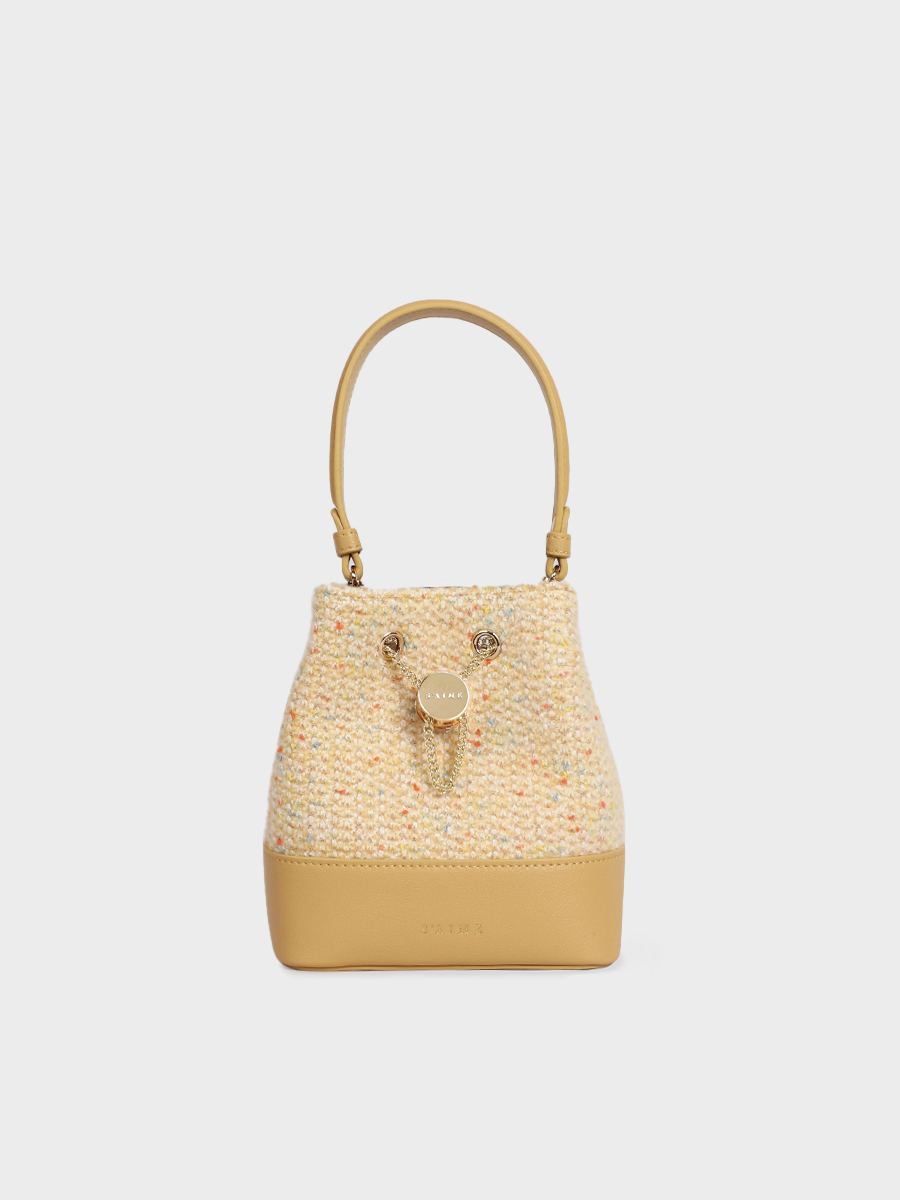 送料込★S’AIME★百褶束口小水桶包★コインケ-ス付ショルダ-BAG S'AIME】SAIME 東京企劃百褶束口小水桶包(附半月零錢包)