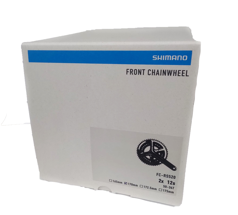 SHIMANO FC-RS520公路車大盤組(50/34T-170)搭配2*12速系統[34172435]