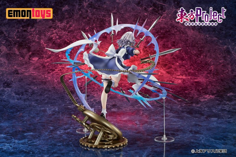 預購)EMONTOYS 1/7 東方Project 十六夜咲夜PVC | 熱銷推薦| 東海模型