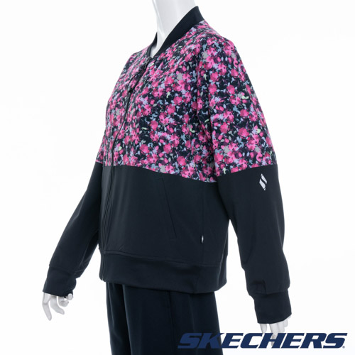 SKECHERS 女拉鍊外套 (WJA314BKRB)_1