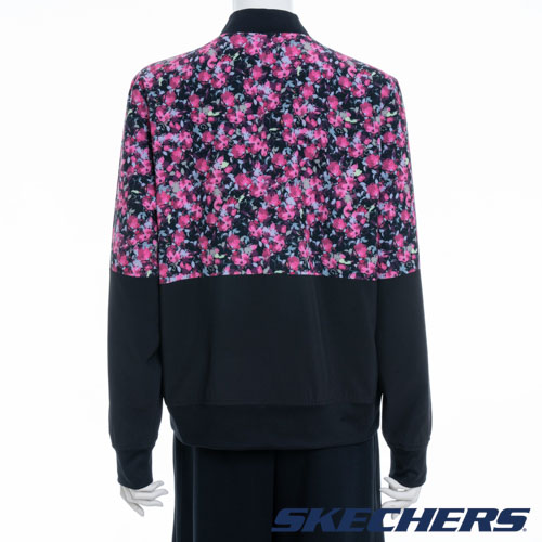 SKECHERS 女拉鍊外套 (WJA314BKRB)_2