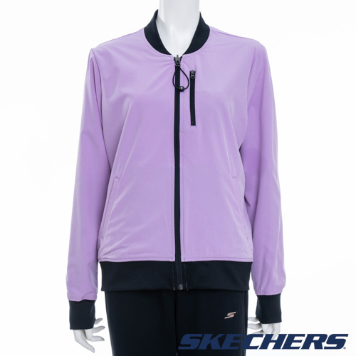 SKECHERS 女拉鍊外套 (WJA314BKRB)_5