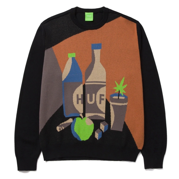 【 HUF 】STILLLIFE 毛衣 咖啡_0